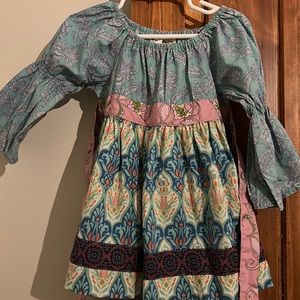 Matilda Jane Size 4 Tie-Back 3/4-sleeve shirt